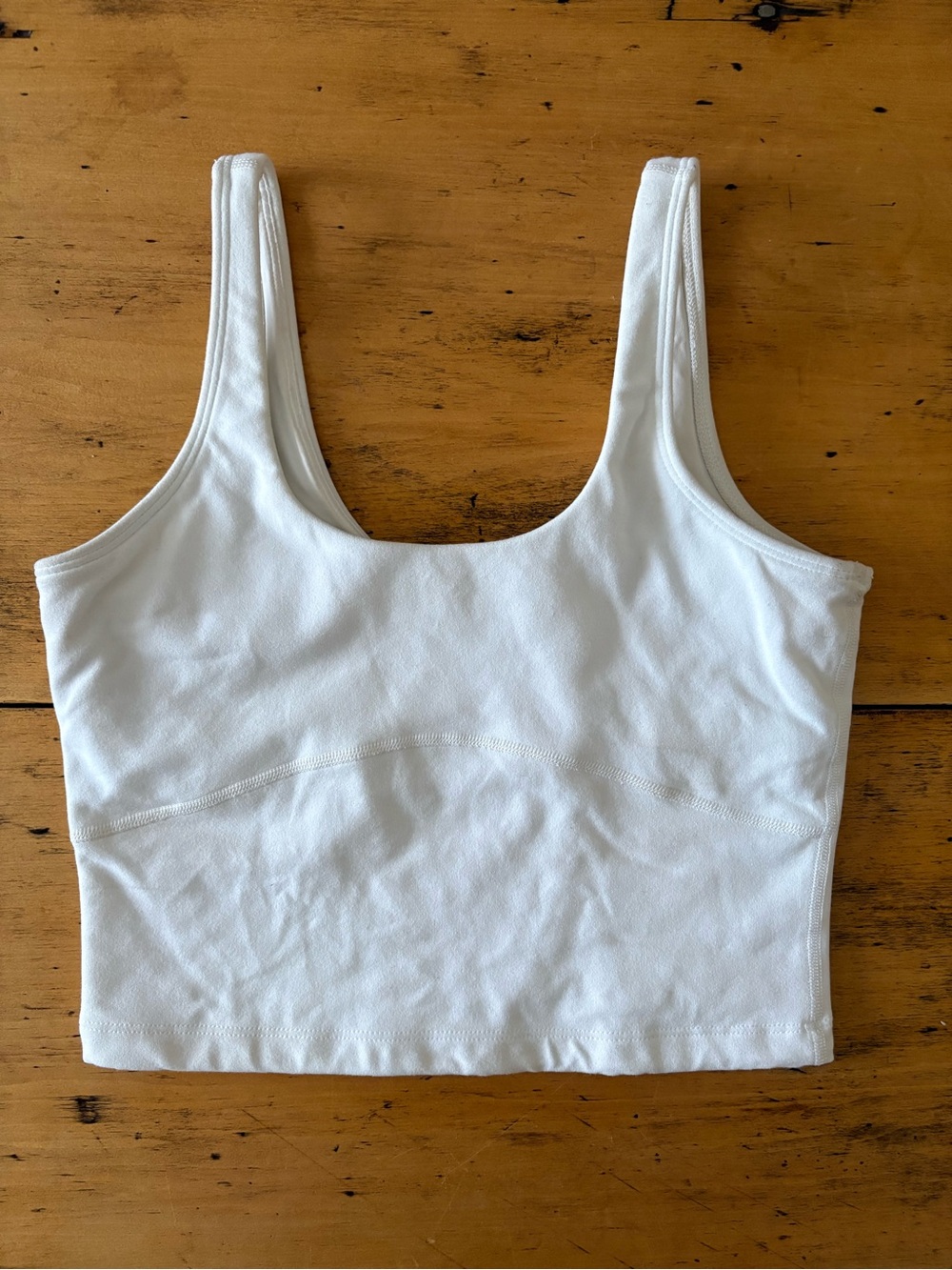 TNA Action Ivory Yoga Tank Top US XS VGUC